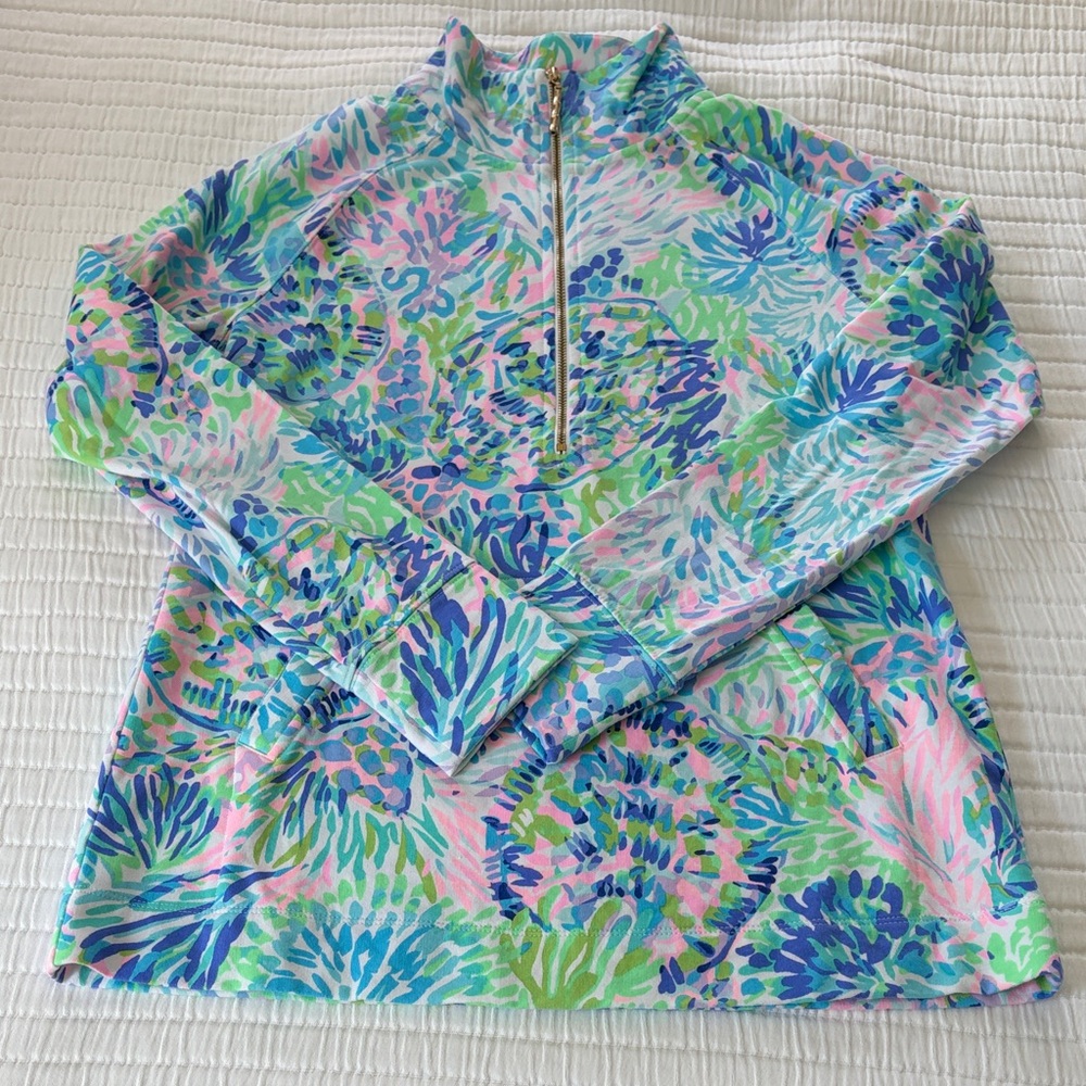 Lilly Pulitzer Quarter-Zip Pullover, size XS